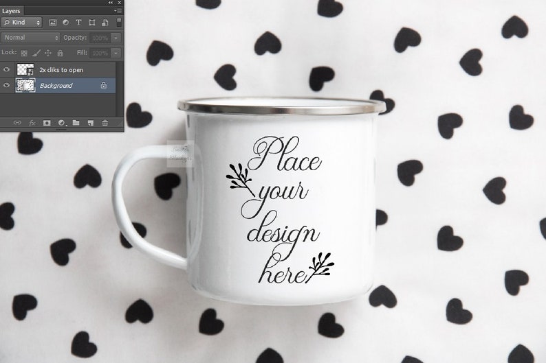 Download Campfire Mock up Camp mug mock ups Tin mugs mockup White ...