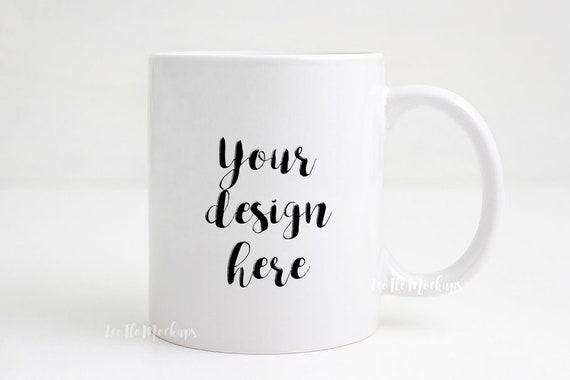 Mug Mock Up White Mugs Mockups Coffee Cup Mockup Mug Etsy