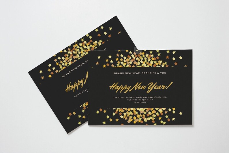 Download Double 5x7 print mockup Invitation mockup 2 flat card mock | Etsy