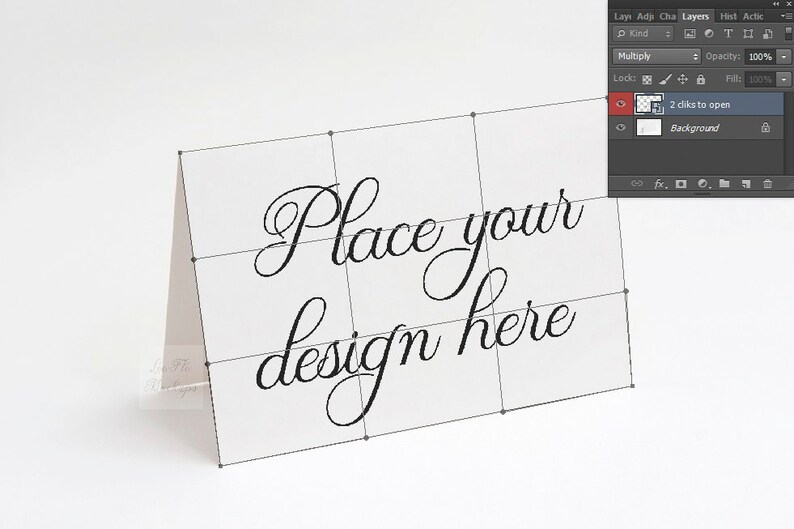 Download 5x7 Greeting card mockup 5x7 horizontal Invitation psd | Etsy