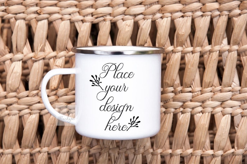 Download PSD Enamel Mug Mockup Campfire Mock up Camping mug mockup | Etsy