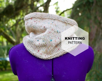 Knitting Pattern // Cowl Stockinette // The FAWN Cowl