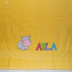 Toalla, toalla de invitados, 50 x 100 cm, bordada