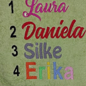 Towel bib with name and embroidery image drool bib image 5