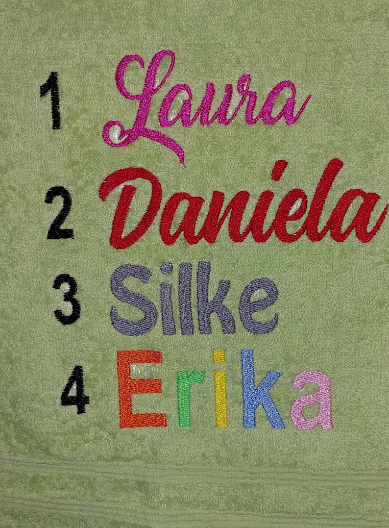 Towel bib with name and embroidery image drool bib image 5