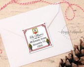 Christmas mailing labels printable