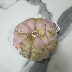 Handmade Floral Double Sided Pin Cushion – Perfect for Sewing, Quilting & Crafting