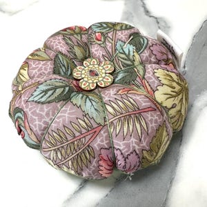 Handmade Floral Double Sided Pin Cushion – Perfect for Sewing, Quilting & Crafting