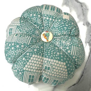 Handmade Floral Double Sided Pin Cushion – Perfect for Sewing, Quilting & Crafting