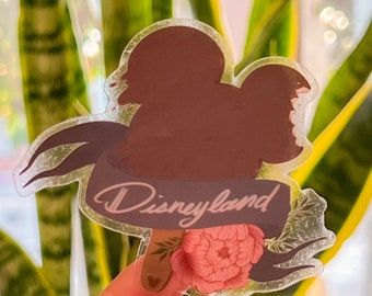 Melting Disney - Clear Vinyl sticker