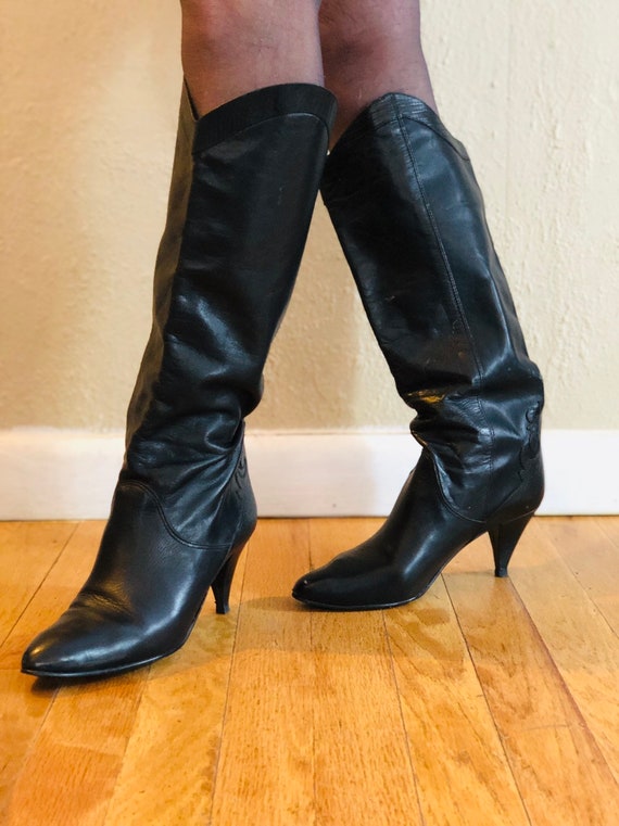 80s high heel boots