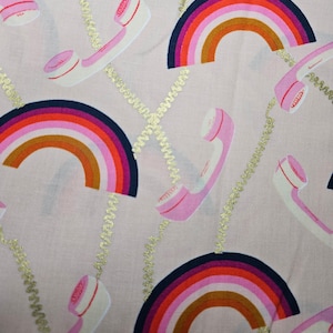 Social by Melody Miller, Ruby Star Society Fabric (Peach)