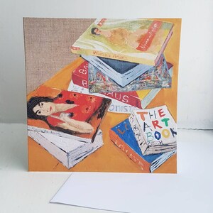 Art Books, Kunstdruck Grußkarte
