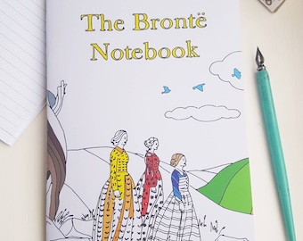 Bronte sisters notebook journal