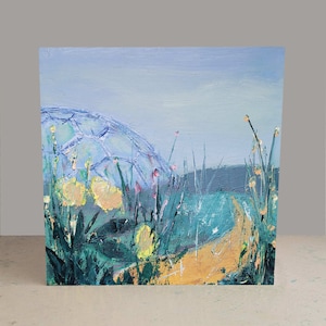 Eden Path, cartão de felicitações com impressão de arte quadrada da natureza