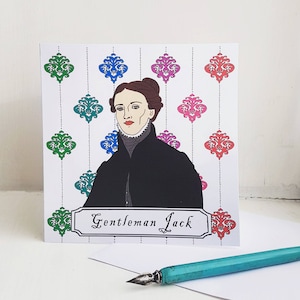 Tarjeta Gentleman Jack regalo LGBT