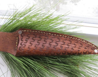 Leather Knife Sheath Custom Order Knife Sheath Leather Gift Belt Knife Case Gift for Him Leather Accessory