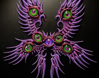 Seraphim Latex Necklace (Purple)
