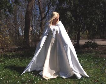 Cape pour mariage, mariée