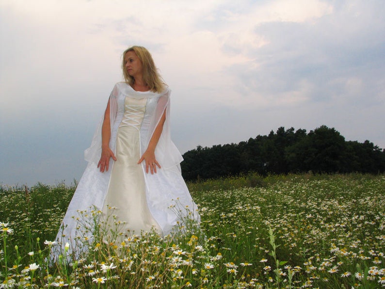 Brautkleid Hochzeitskleid Boho Mittelalter Bild 4