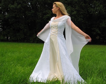 Wedding dress Boho Middle Ages