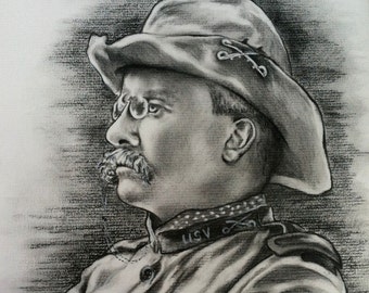 Portrait Art From Old Photo / Single Subject Head and Shoulders / Memorial Gift / Custom Wall Art / Portrait Drawing / Charcoal Art