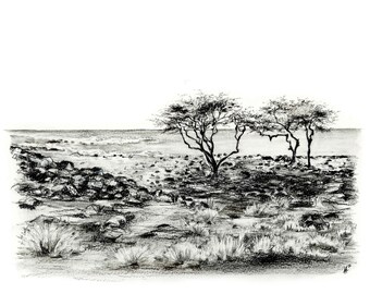 CUSTOM TRAVEL ART | Hand Drawn Art from Your Photo | 100% Hand Drawn | Travel Art | Wanderlust | World Traveler Gift | Drawing from Photo