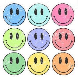 noodlijdende smileygezichten gestapeld png-bestand digitale download| Afbeelding in hoge resolutie voor kleding, T-shirts, stickers en meer