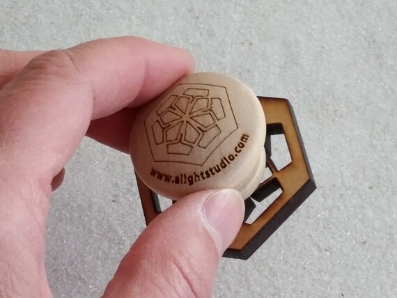 Mini Sand Stamp Fl Hexagon Design Zen Garden