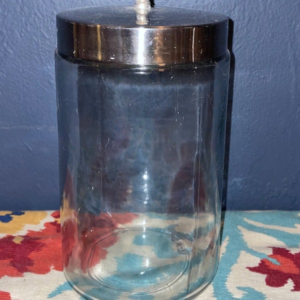 Vintage Doctor’s Office Apothecary Jar; Vintage Medical Supply; Vintage Display Jar; Vintage Storage Jar
