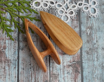 Handgemaakte houten frivolite-spoelen, frivolite-gereedschap, navette