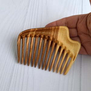 Handmade wooden comb