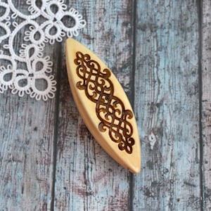 Wood Tatting Shuttle/ tatting lace/ Handmade tatting shuttles/Frivolite/ navette small size