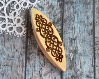 Handgemaakte houten Tatting Shuttles Tatting Tool Navette