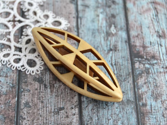 Wooden Shuttle for tatting with carving handmade of Linden Wood /lace tatted/ gift ideas/