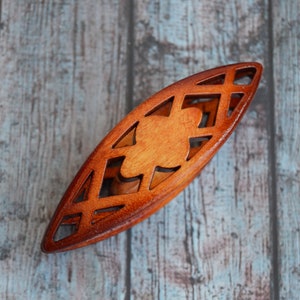 Wooden 6.8 cm Tatting Shuttle Hand Made of Linden Wood handmade shuttle