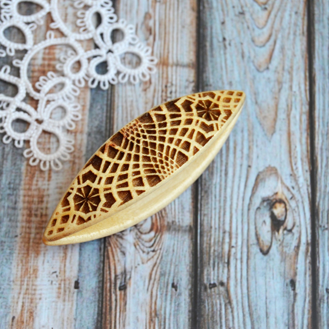 Wooden Tatting Shuttles Handmade of Wood Shuttle Frivolite Etsy