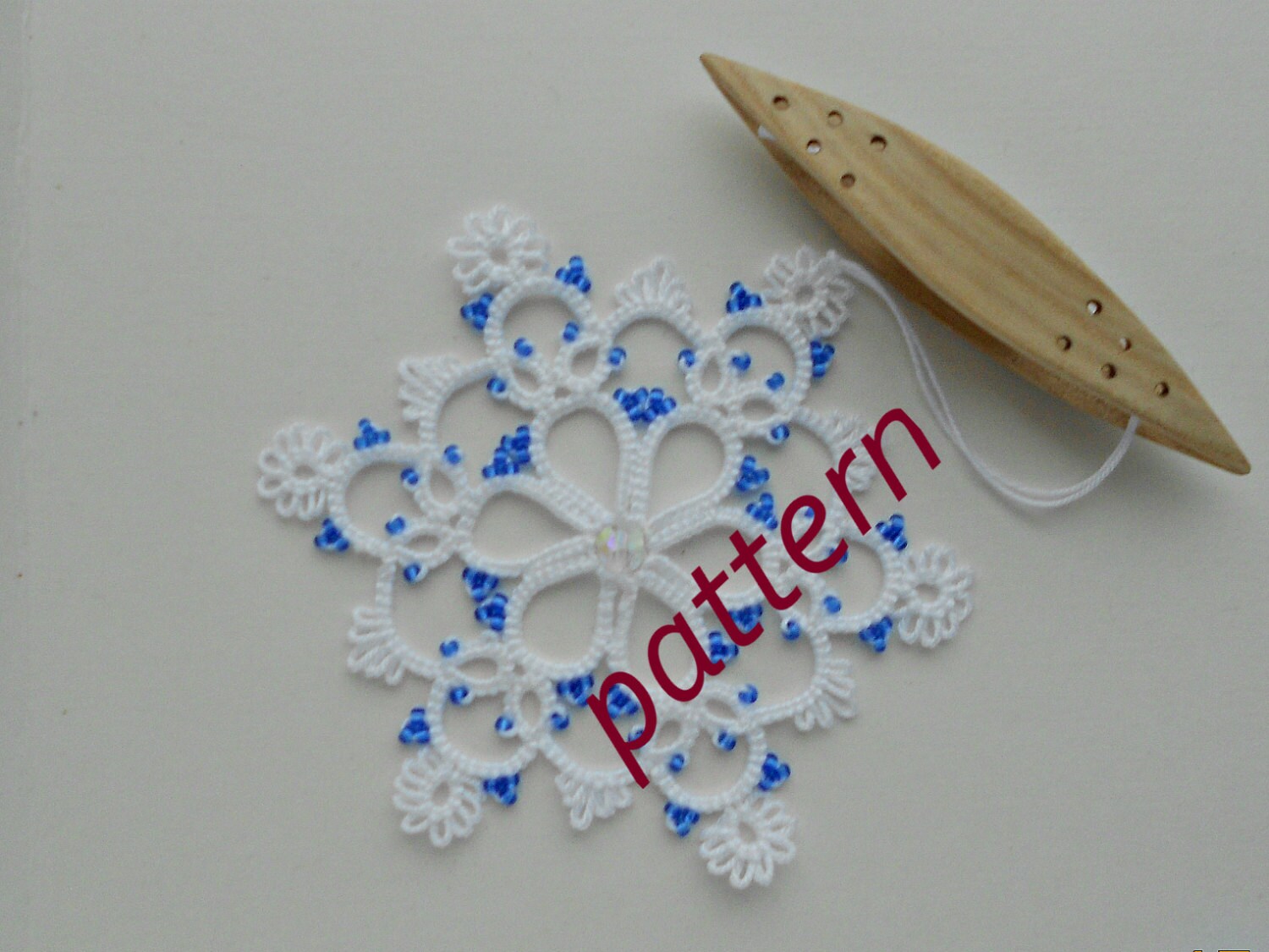 Tatting Pattern Tatting Snowflake PDF Tatted Snowflakes - Etsy