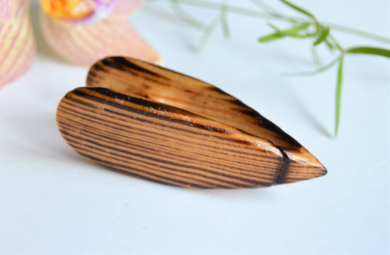 Wooden Tatting Shuttle handmade navette tatting tool