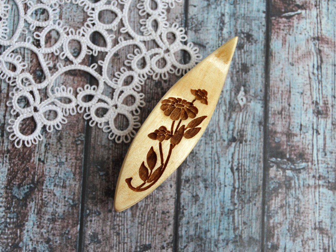 Handmade Wooden Tatting Shuttles Tatting Tool Navette Etsy