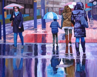 Rain Spirits, print 12X16"