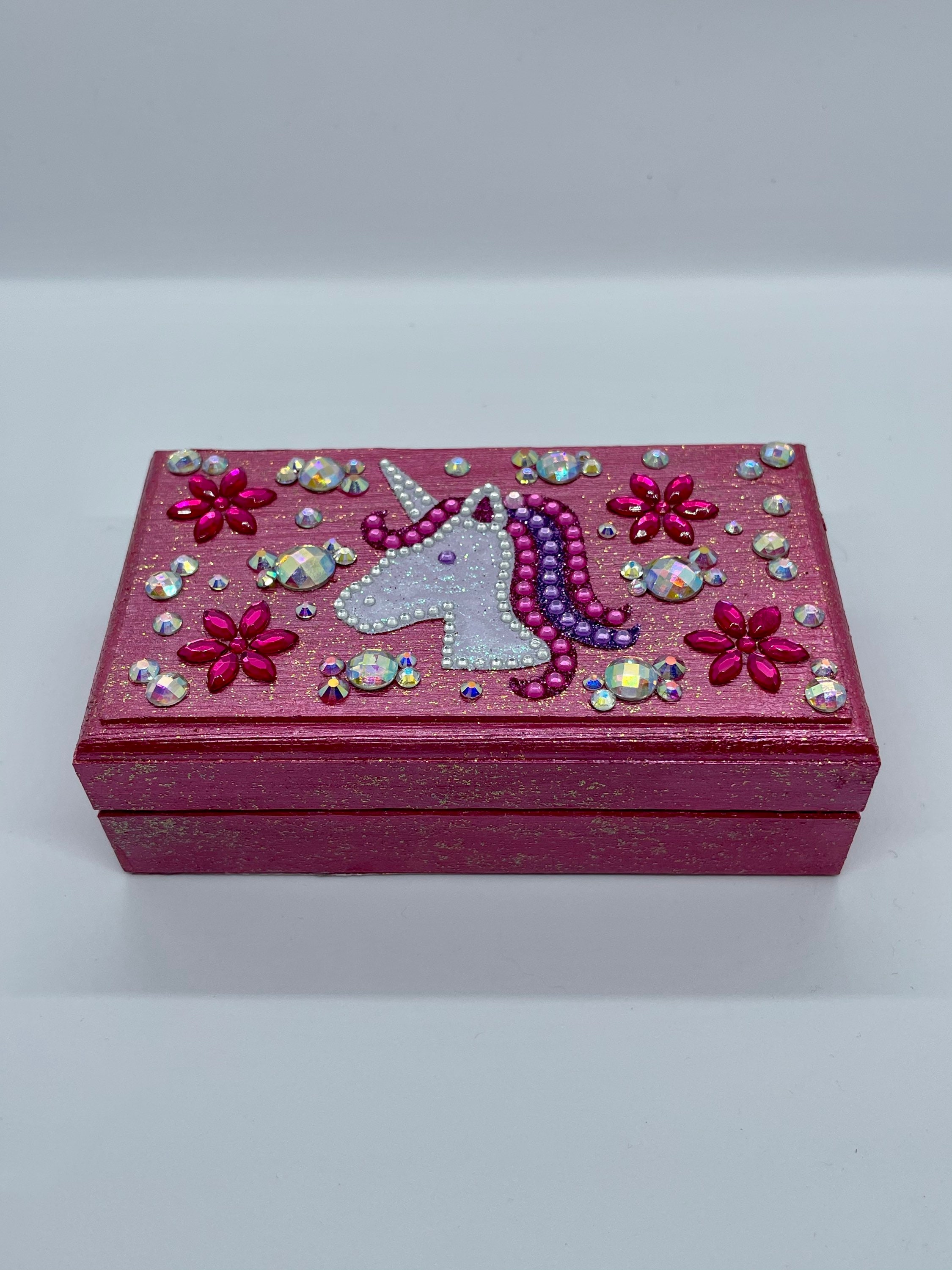 Unicorn Jewelry Box SMALL 4.5x3x1.5 Etsy