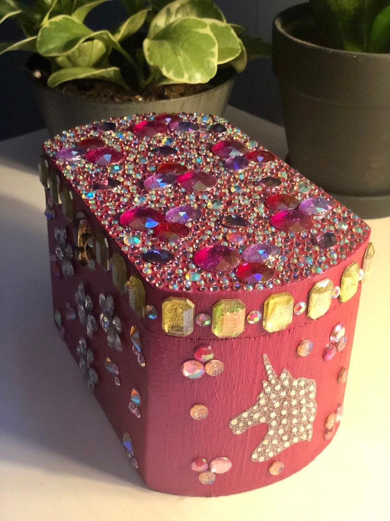 Princess Treasure Chest Pink Etsy