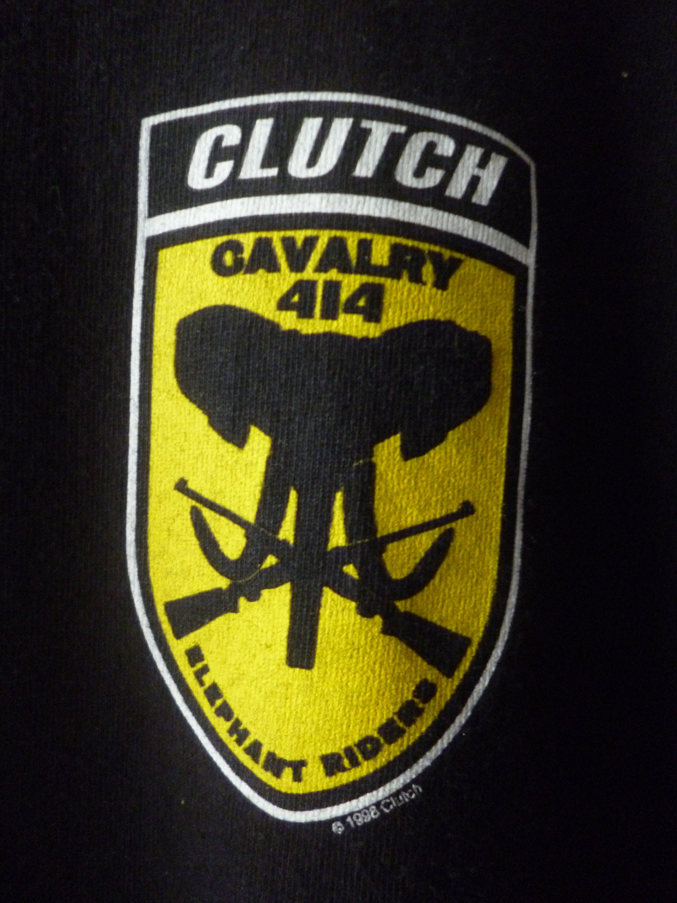T-shirt Manches Longues CLUTCH Elephant Riders 1998 – Rare, Taille XL/XXL, Occasion