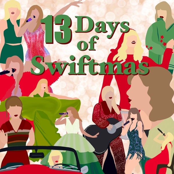 13 Days of Swiftmas - Taylor Swift Gift Guide and tags