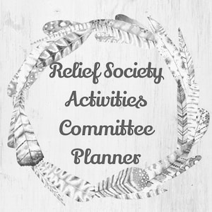 Relief Society Activities Committee Planner