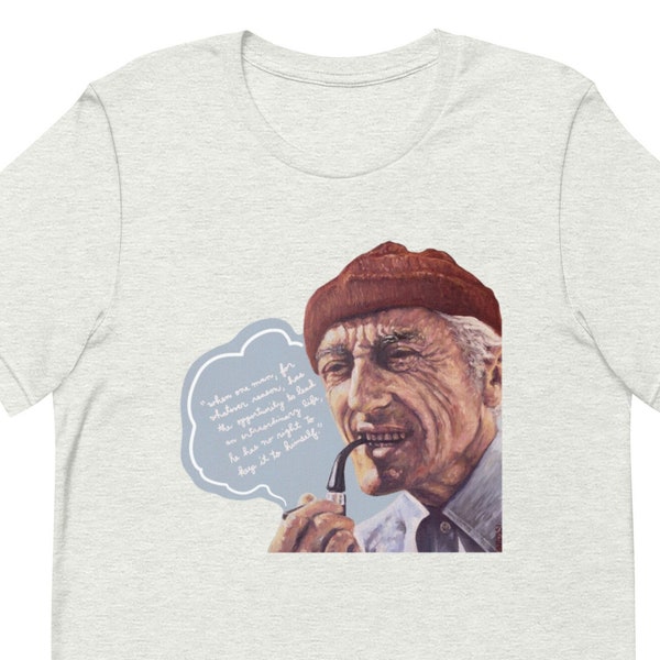 T-shirt - Jacques Cousteau the GREAT Ocean Explorer - Wes Anderson - Rushmore