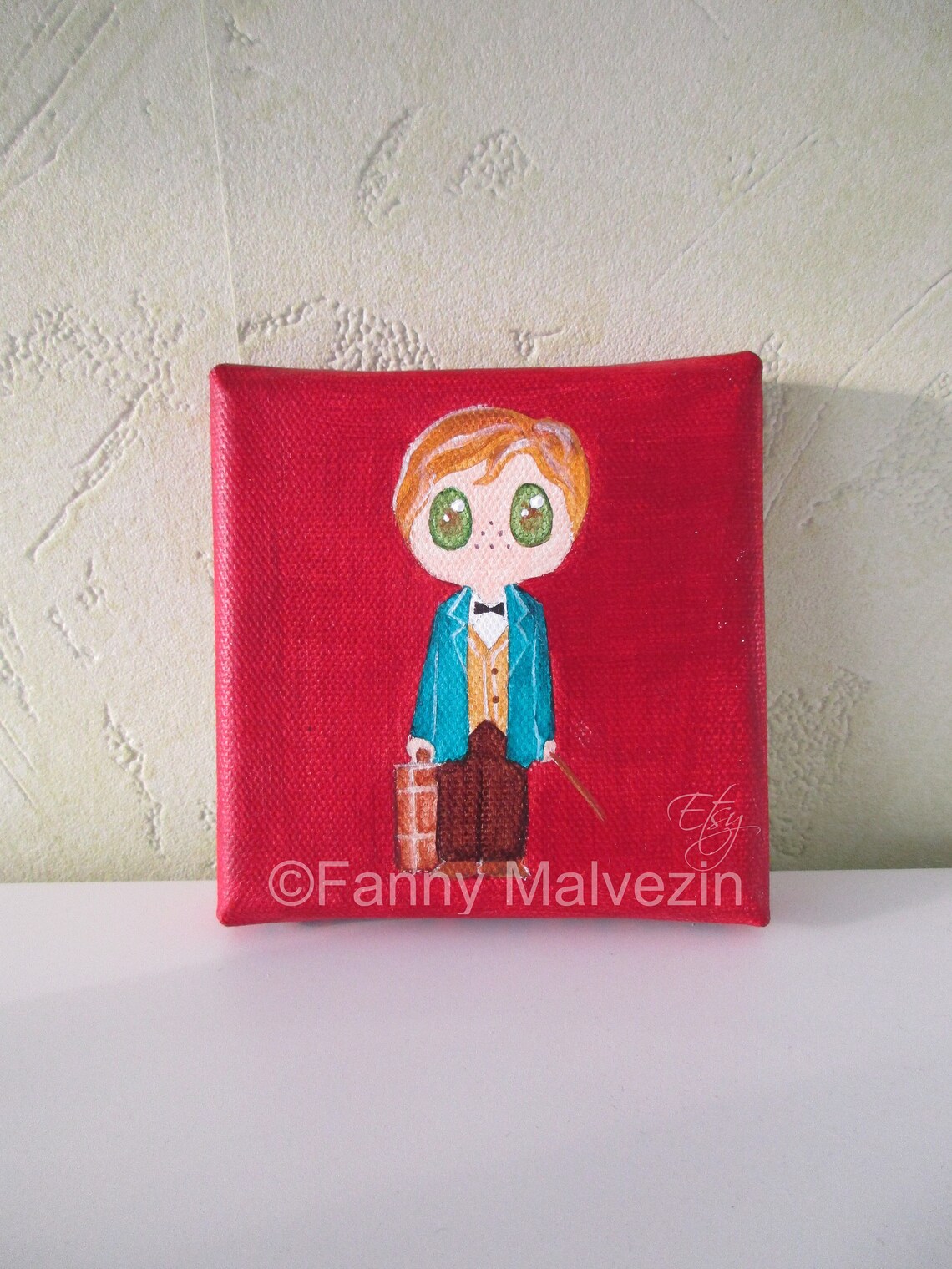 Norbert Dragonneau Les Animaux Fantastiques Mini peinture Etsy
