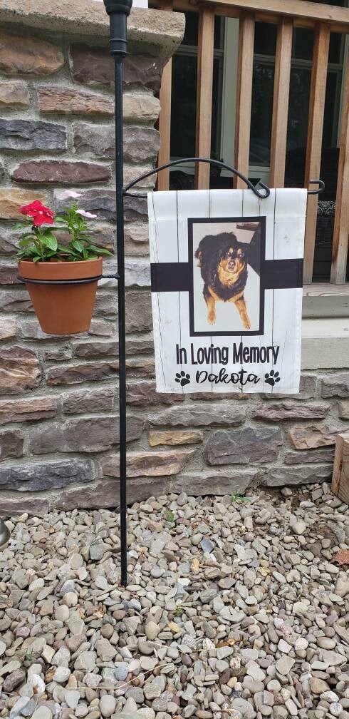 Dog memorial flag