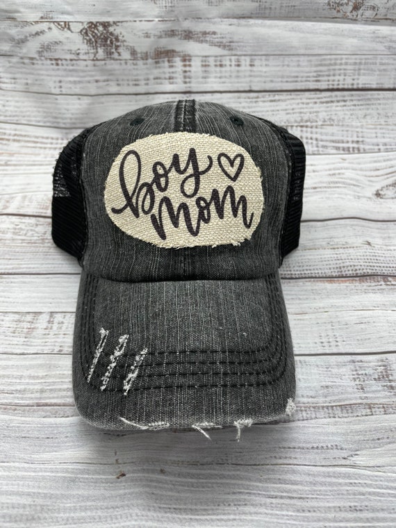 Boy Mom Hat, Patch Hat, Mom Gear, Trucker Hat, Patch Hat, Mom Hat, Boy  Mama, Mom of Boys, High Pony Hat, Mom Life, Boy Mom Life 